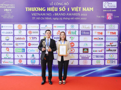 DHA IQ – CALO IQ được vinh danh Thương hiệu số 1 Việt Nam 2022